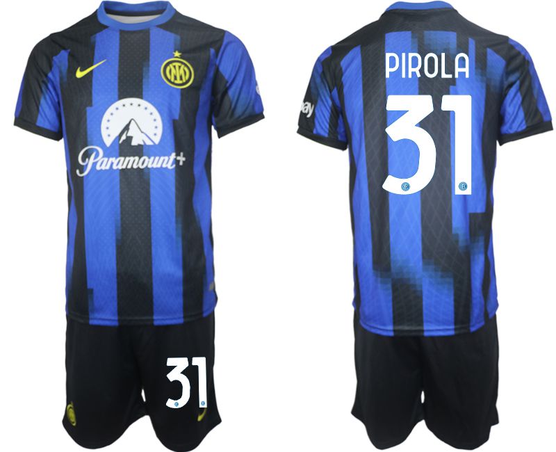Men 2023-2024 Club Inter Milan home blue #31 Soccer Jersey